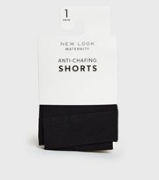 New Look Maternity Black Thigh Length Anti Chafing Shorts
